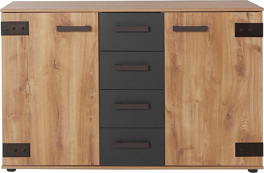 Wimex Kombikommode "Malmö, Schrank mit 2 Türen und 4 Schubladen, Made in Ge günstig online kaufen