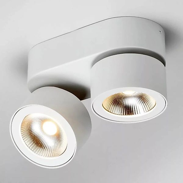LED Deckenleuchte Bloc in Weiß 2x 15W 2800lm günstig online kaufen