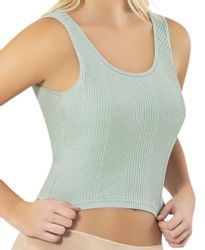 fashionshowcase Crop-Top Damen Ripptop aus Baumwolle, günstig online kaufen