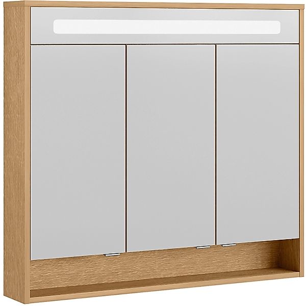 Fackelmann Spiegelschrank NATURA Asteiche 93,5 cm mit Softclose Türen günstig online kaufen