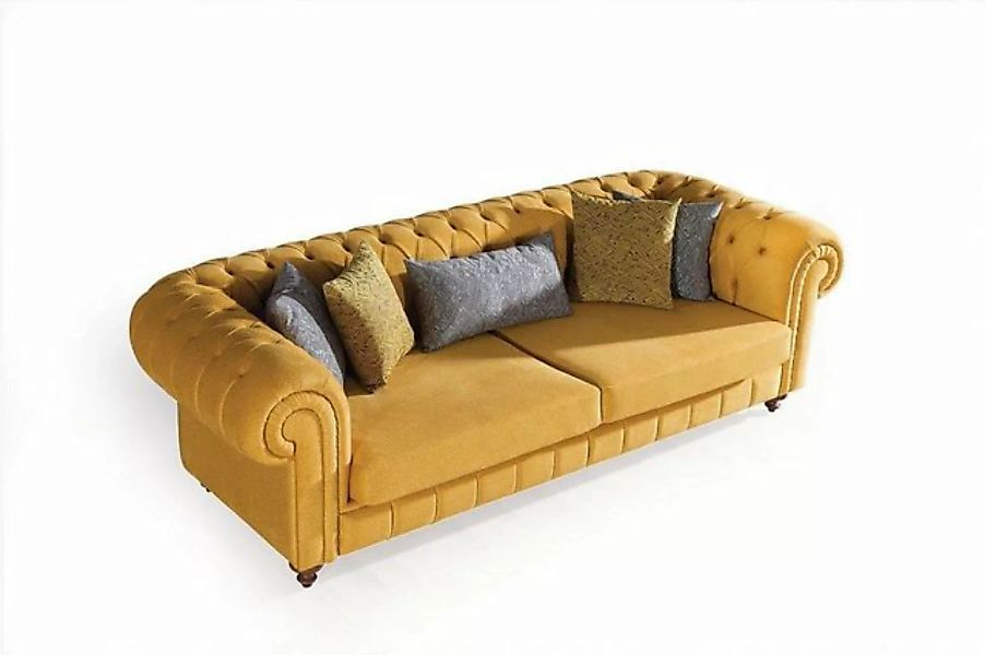 JVmoebel Chesterfield-Sofa, Sofas Design Möbel 3 Sitzer Chesterfield günstig online kaufen