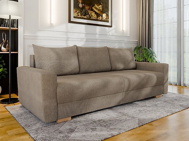 PANDA MÖBEL GmbH Schlafsofa ELMA Schlafsofa mit Bettfunktion günstig online kaufen