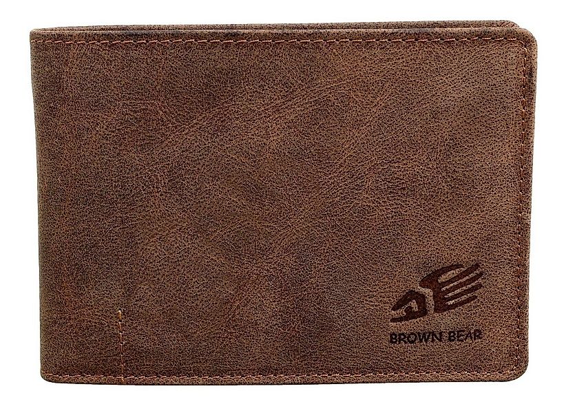 Brown Bear Geldbörse Modell 1051 mit Reißverschlussinnenfach und 11 Kartenf günstig online kaufen