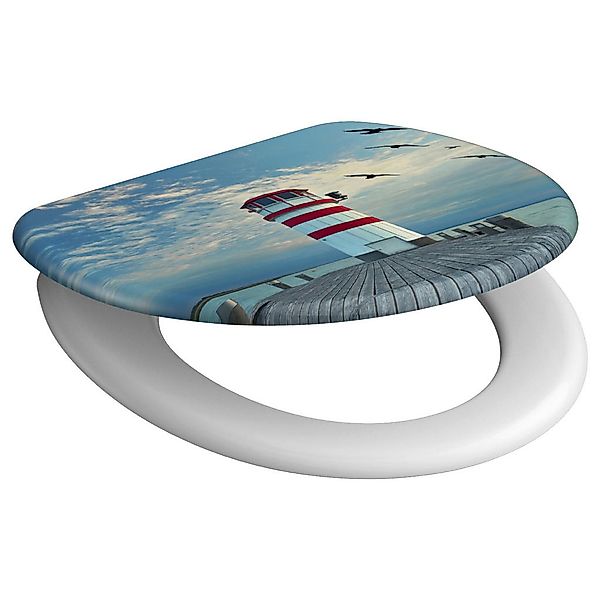 WC-Sitz LIGHTHOUSE Duroplast B/H/T: ca. 37,3x5,5x44,8 cm günstig online kaufen