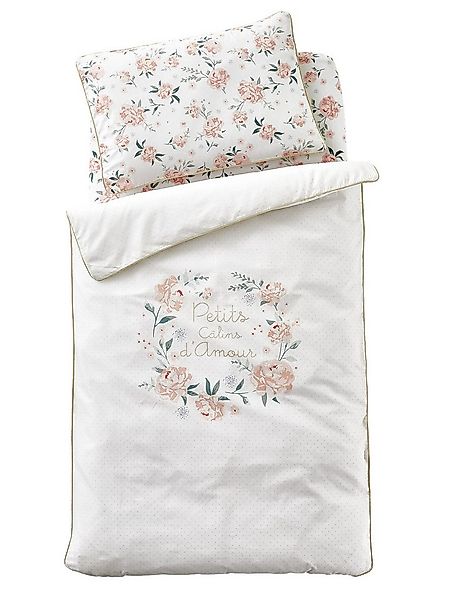 vertbaudet Bettbezug Baby Bettbezug ohne Kissenbezug ROSENTRAUM günstig online kaufen