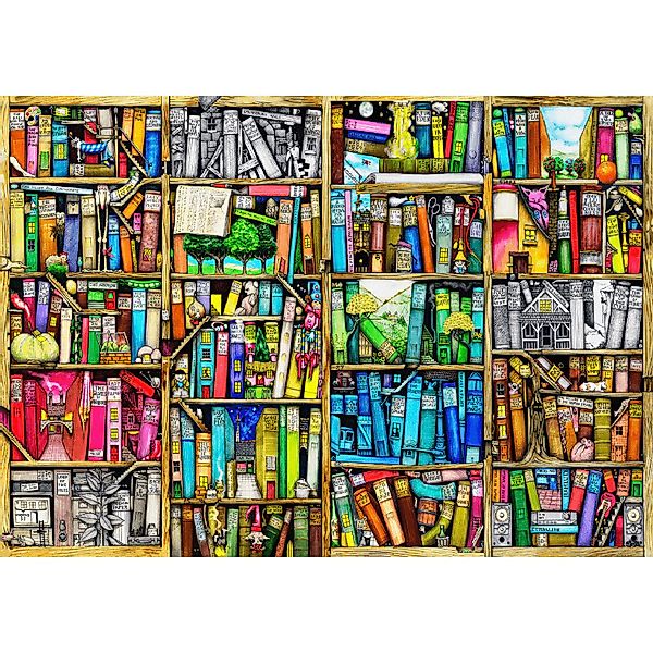 Wooden City Puzzle WoodenCity Bücherregal 4000 günstig online kaufen