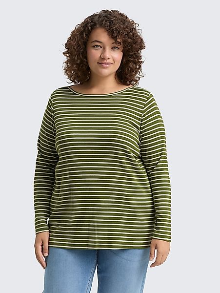 TOM TAILOR PLUS Langarmshirt Plus Size günstig online kaufen