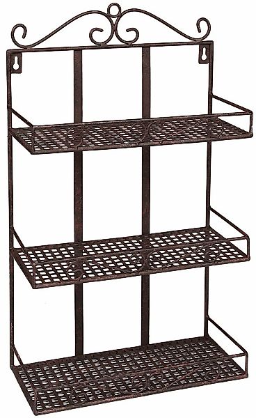Ambiente Haus Deko-Wandregal "Wandregal - antikbraun 50cm" 1 tlg. günstig online kaufen