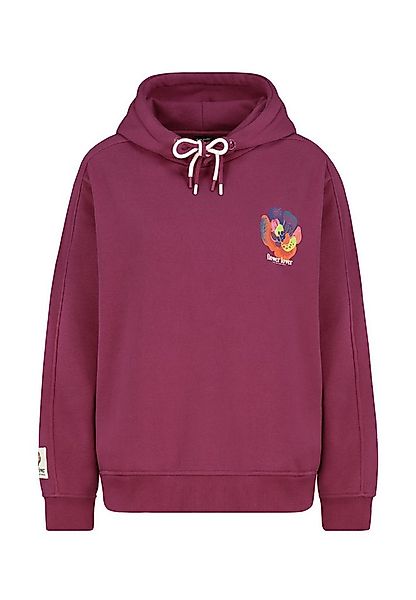 SUBLEVEL Kapuzenpullover Damen Hoodie mit Flowerprints Sweater, Kapuzenswea günstig online kaufen