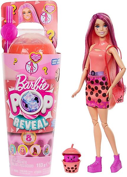 Barbie Anziehpuppe Pop Reveal Bubble Tea Serie mit duftender Mango-Mochi-Mo günstig online kaufen