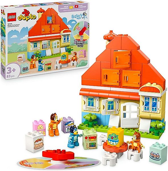LEGO® Blueys Familienhaus mit Memory-Spiel (10459), LEGO DUPLO Bluey Konstr günstig online kaufen