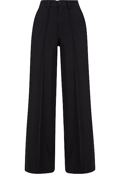 URBAN CLASSICS Stoffhose Urban Classics Damen Ladies Wide Pleated Pants (1- günstig online kaufen