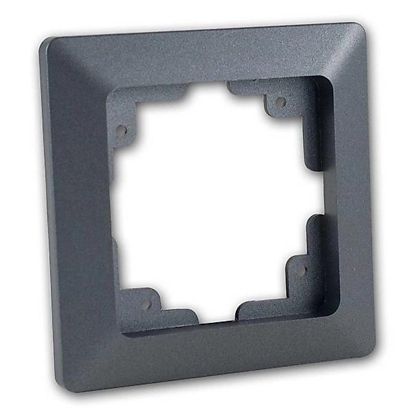 ChiliTec MILOS 1-Fach Rahmen Anthrazit Einzelrahmen günstig online kaufen