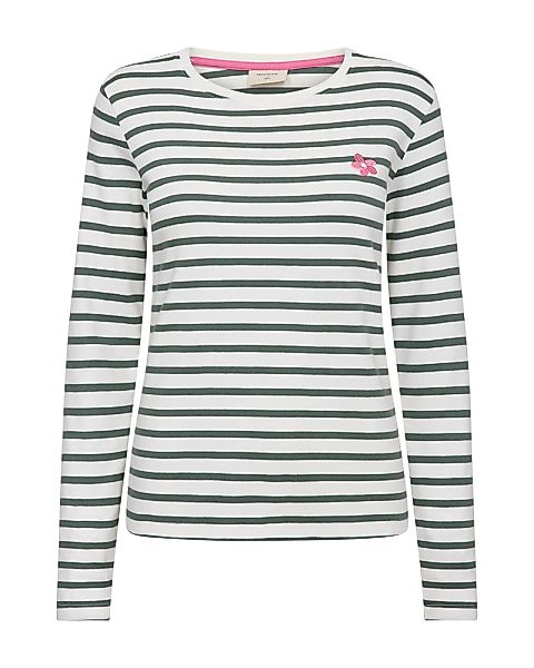 FREEQUENT Langarmshirt "FQFAMILA-TEE" im Streifen-Design günstig online kaufen