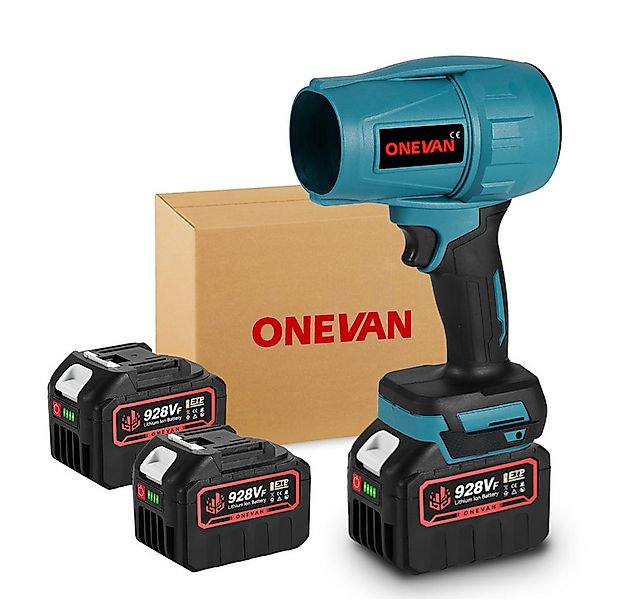 ONEVAN Akku-Laubbläser Turbo Gebläse, mit 2x 4.5Ah Akkus, 160 m/s Elektrisc günstig online kaufen
