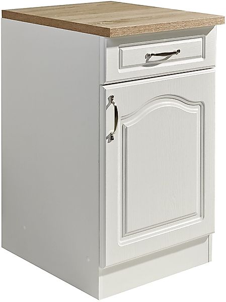 wiho Küchen Unterschrank "Linz", 50 cm breit, in Landhaus-Optik günstig online kaufen