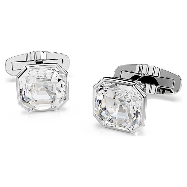 Swarovski Manschettenknöpfe Millenia Manschettenknöpfe Oktagon-Schliff, Wei günstig online kaufen