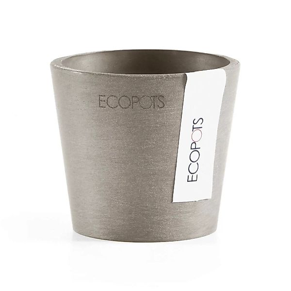 Ecopots Pflanztopf Amsterdam Mini Taupe 8 cm x 7 cm günstig online kaufen