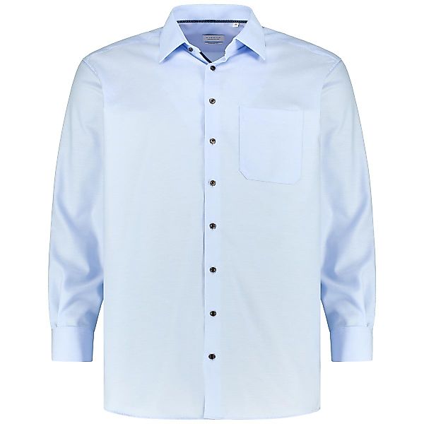 ETERNA Businesshemd aus Baumwolle, bügelfrei Farbe hellblau Größe: 48 günstig online kaufen