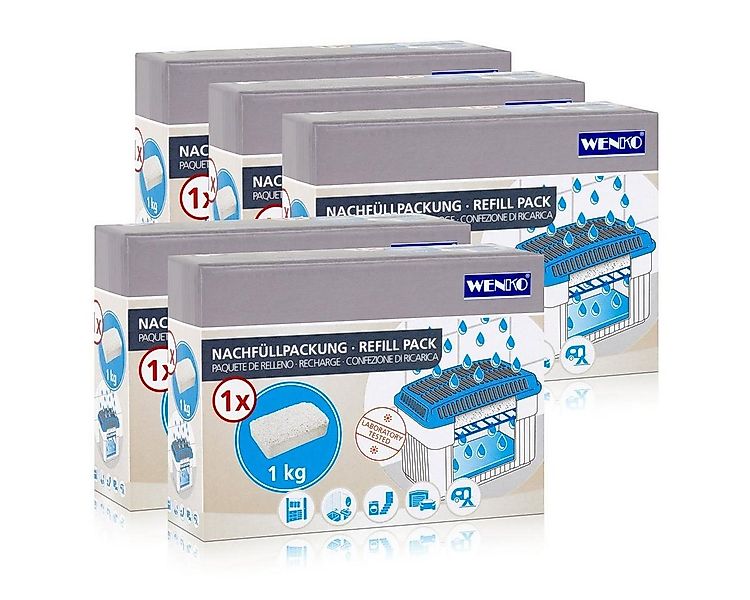 WENKO Luftentfeuchter 5x Wenko Nachfüllpackung Feuchtigkeitskiller Raum-Ent günstig online kaufen