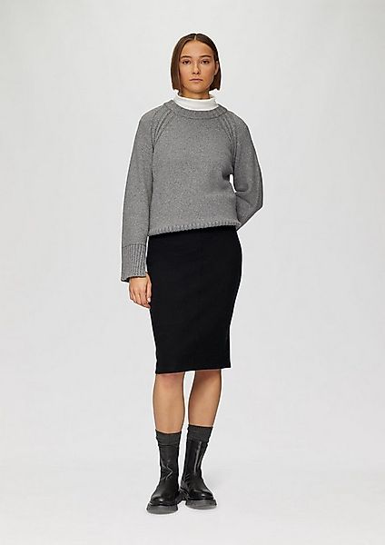 s.Oliver Midirock Rock Weicher Midi-Rock aus Sweat günstig online kaufen