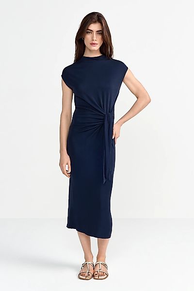 RICHROYAL Midikleid, Mit Rundhalsausschnitt günstig online kaufen