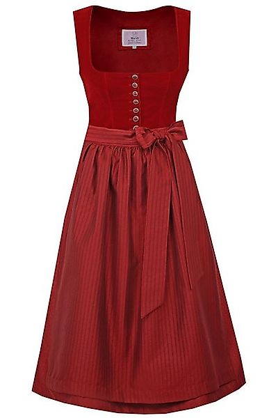MarJo Dirndl 'Nussdorf' 921070, Rocklänge 70cm - Kirsche günstig online kaufen