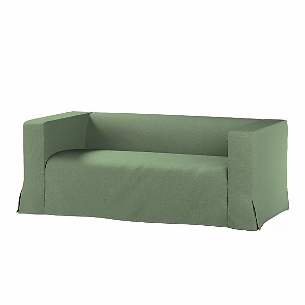 Bezug für Klippan 2-Sitzer Sofa, lang mit Kellerfalte, grün, Klippan 2-er, günstig online kaufen