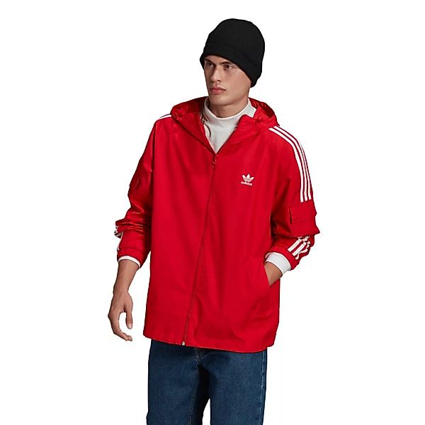 Adidas Originals 3 Stripes Cargo Jacke M Scarlet günstig online kaufen