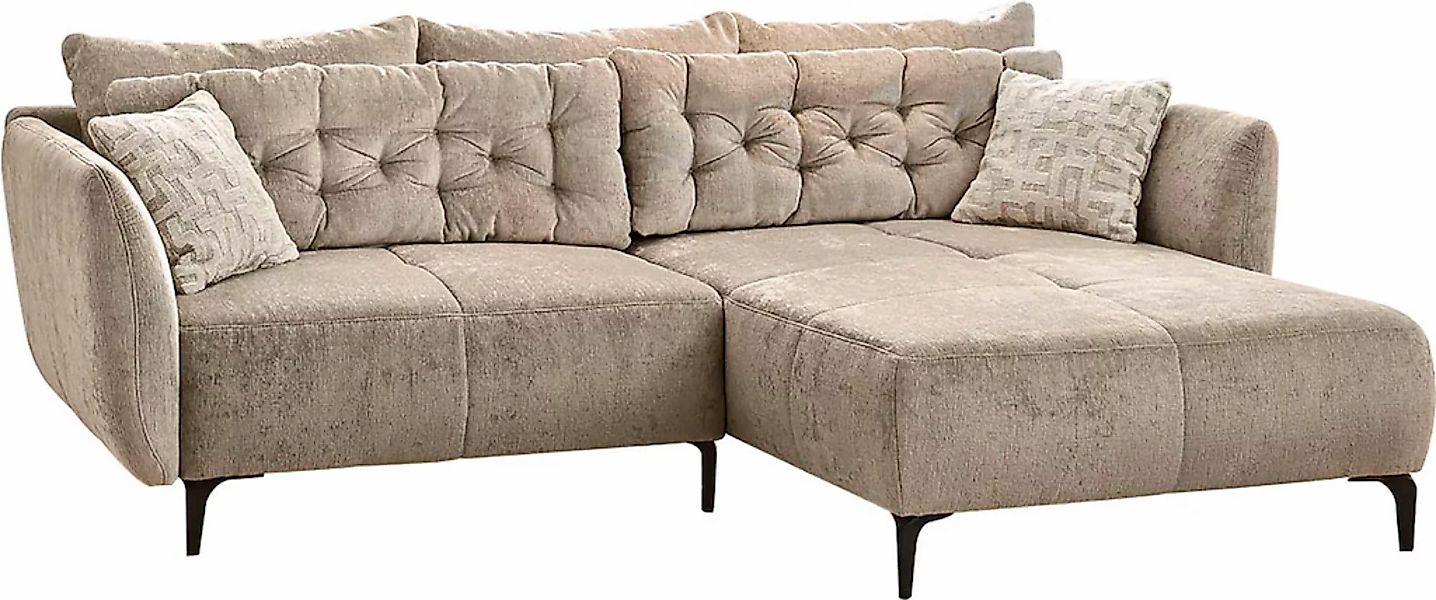 Jockenhöfer Gruppe Ecksofa Salo, im Retrolook, mit 5 Rücken-/Zierkissen günstig online kaufen