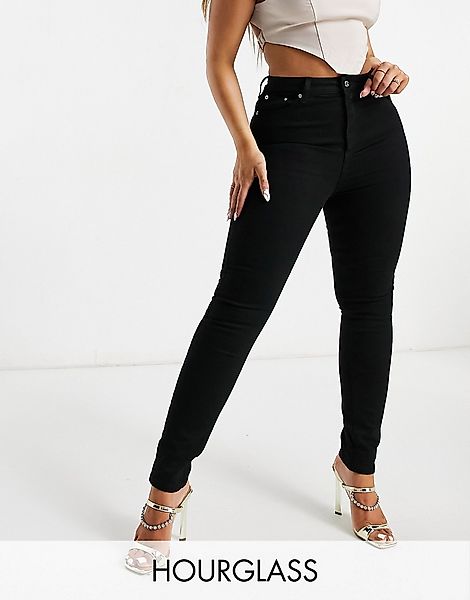 ASOS DESIGN – Lift and Contour – Jeans mit engem Schnitt und hohem Bund in günstig online kaufen
