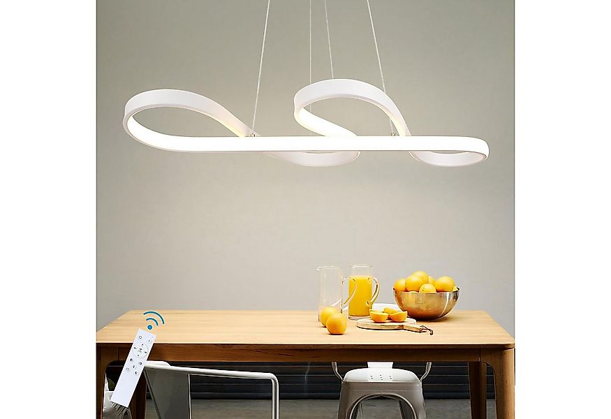 Nettlife LED Pendelleuchte Hängeleuchten Schwarz Dimmbar 47W, Höhenverstell günstig online kaufen