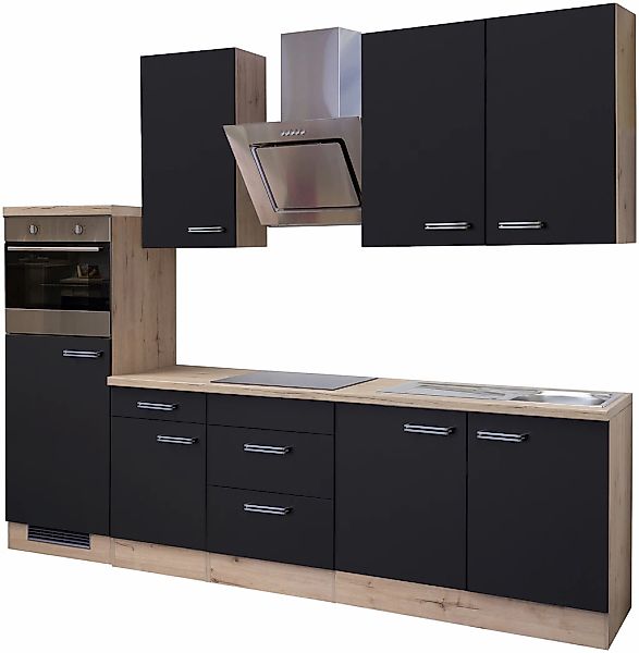 Flex-Well Küchenzeile "Antigua", mit E-Geräten, Gesamtbreite 270 cm günstig online kaufen