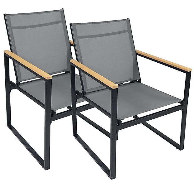 VCM Gartenstuhl 4-tlg. Gartenstuhl Balkonstuhl Lounge günstig online kaufen