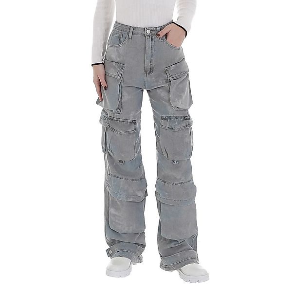 Ital-Design Cargojeans Damen Freizeit (87543201) Used-Look günstig online kaufen