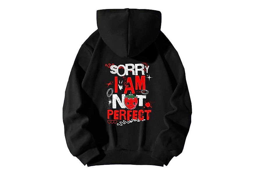 Banco Hoodie Damen Hoodie mit Front- und Rückendruck – Sorry I Am Not Perfe günstig online kaufen