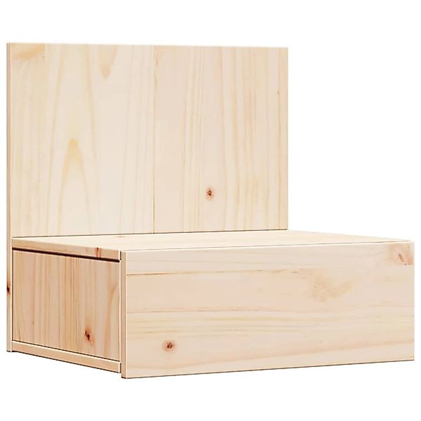 vidaXL Nachttisch Braun 42 x 32,5 x 40 cm Massivholz Kiefer 873493 günstig online kaufen