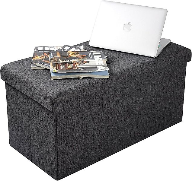 Woltu Sitzhocker (1 St), mit Stauraum, Faltbar, Abnehmbar, bis 300 kg belas günstig online kaufen