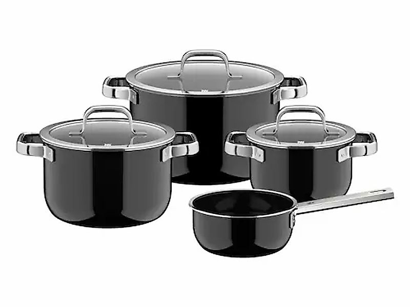 WMF Topf-Set »Fusiontec Mineral Pro« Set, 7 tlg. tlg. Edelstahl   Glas günstig online kaufen