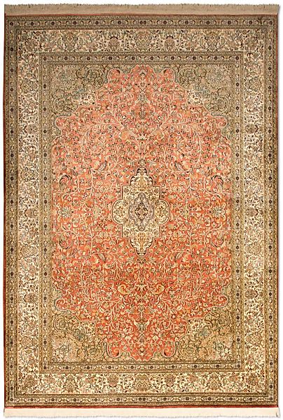 morgenland Teppich »Kaschmir Seide Teppich handgeknüpft«, rechteckig günstig online kaufen