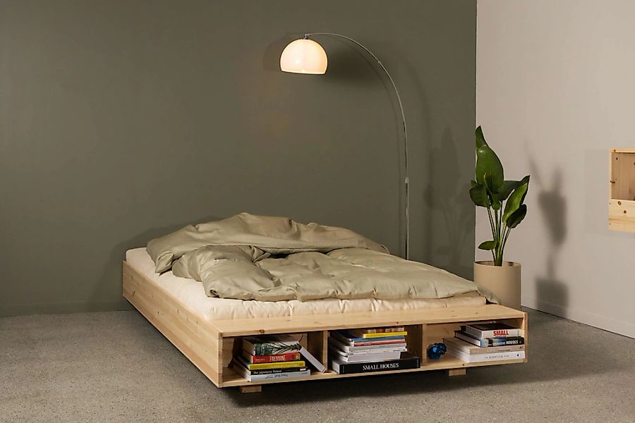 Karup Design Stauraumbett "Merge Bed Bettgestell m. integrierter Bank m. St günstig online kaufen