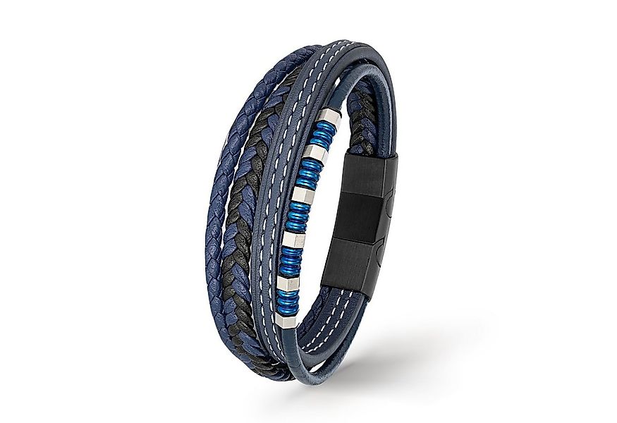 UNIQAL.de Lederarmband Lederarmband Herren "BRICS" geflochten brown black e günstig online kaufen