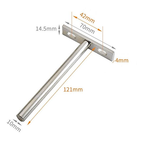BAYLI Regal 1 Paar schwebende Regalhalterungen für Wandboard, Schweberegalu günstig online kaufen