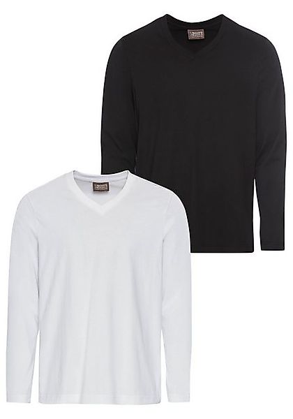 Man's World Langarmshirt CIRCULAR COLLECTION (Packung, 2-tlg., 2-er Pack) a günstig online kaufen
