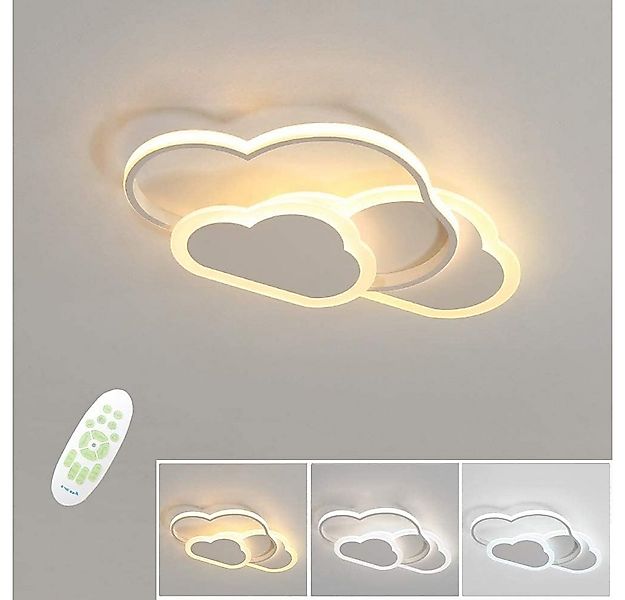 Goeco LED Deckenleuchte LED Energiesparlampe Wolkenlampe mit dimmbarer Fern günstig online kaufen