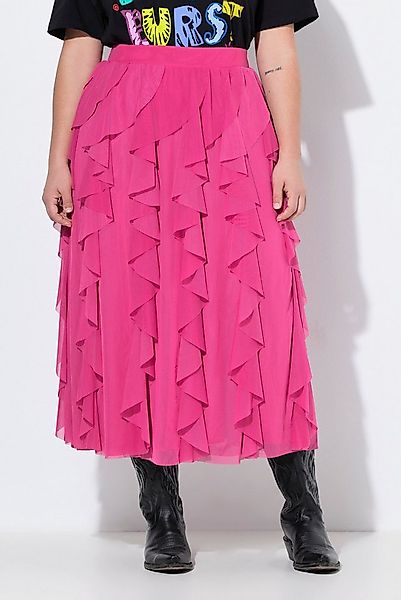 Angel of Style Jerseyrock Meshrock A-Line 3D-Rüschen blickdichtes Futter günstig online kaufen