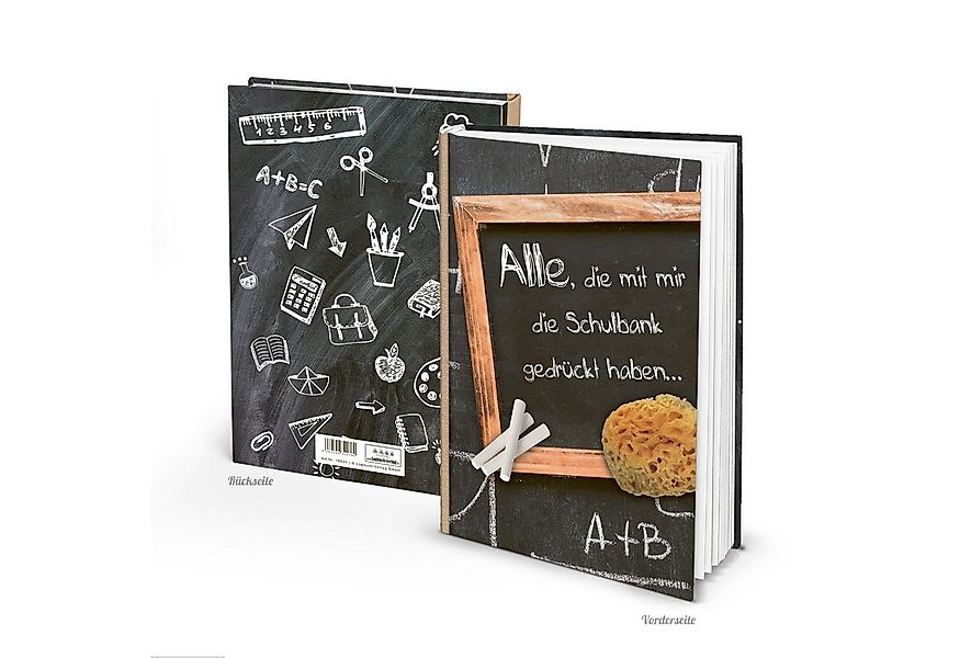 Logbuch-Verlag Dekofigur Freundebuch ALLE DIE MIT MIR DIE SCHULBANK GEDRÜCK günstig online kaufen