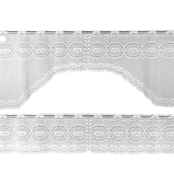 Arsvita Vorhang Mona (1 St), Stangendurchzug, halbtransparent, 2 teiliges B günstig online kaufen