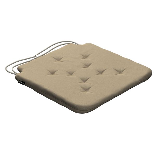 Stuhlkissen Christoph mit Bindeschnur, beige, 42 x 41 x 3,5 cm, Outdoor Oas günstig online kaufen