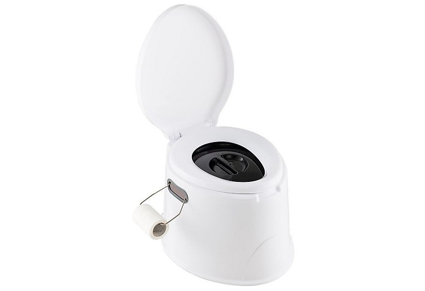 KOMFOTTEU Campingtoilette, mit Toilettenpapierhalter, Deckel & abnehmbare E günstig online kaufen
